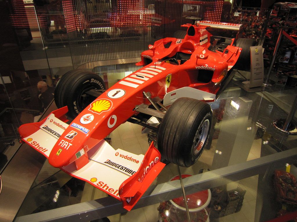 Ferrari F1 Car at Ferrari Shop