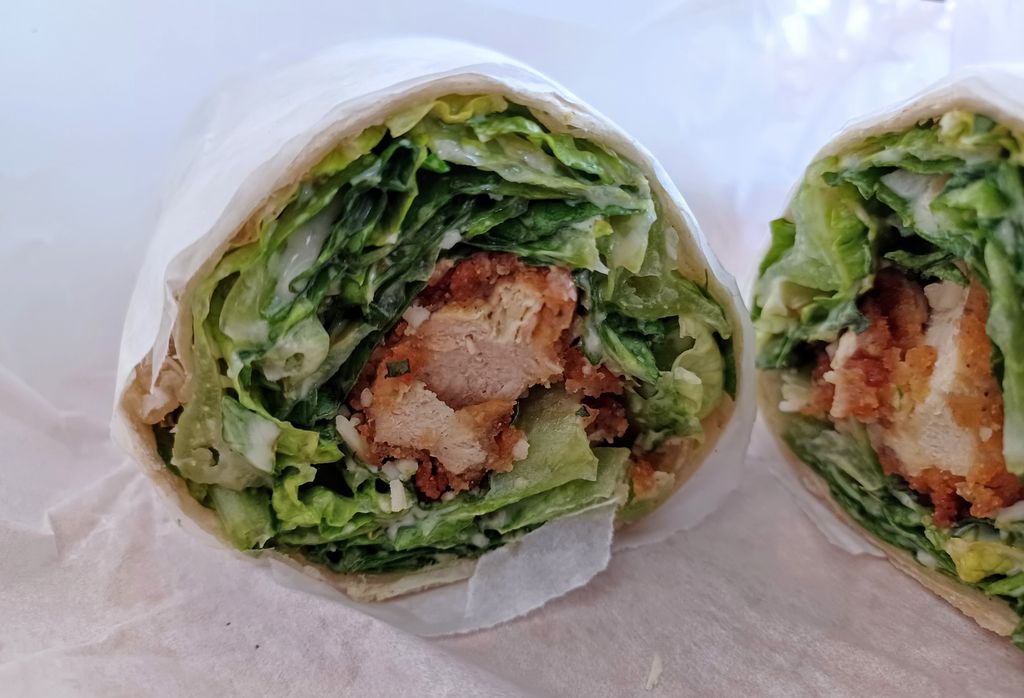 Vegan Crispy Chick'n Caesar Salad