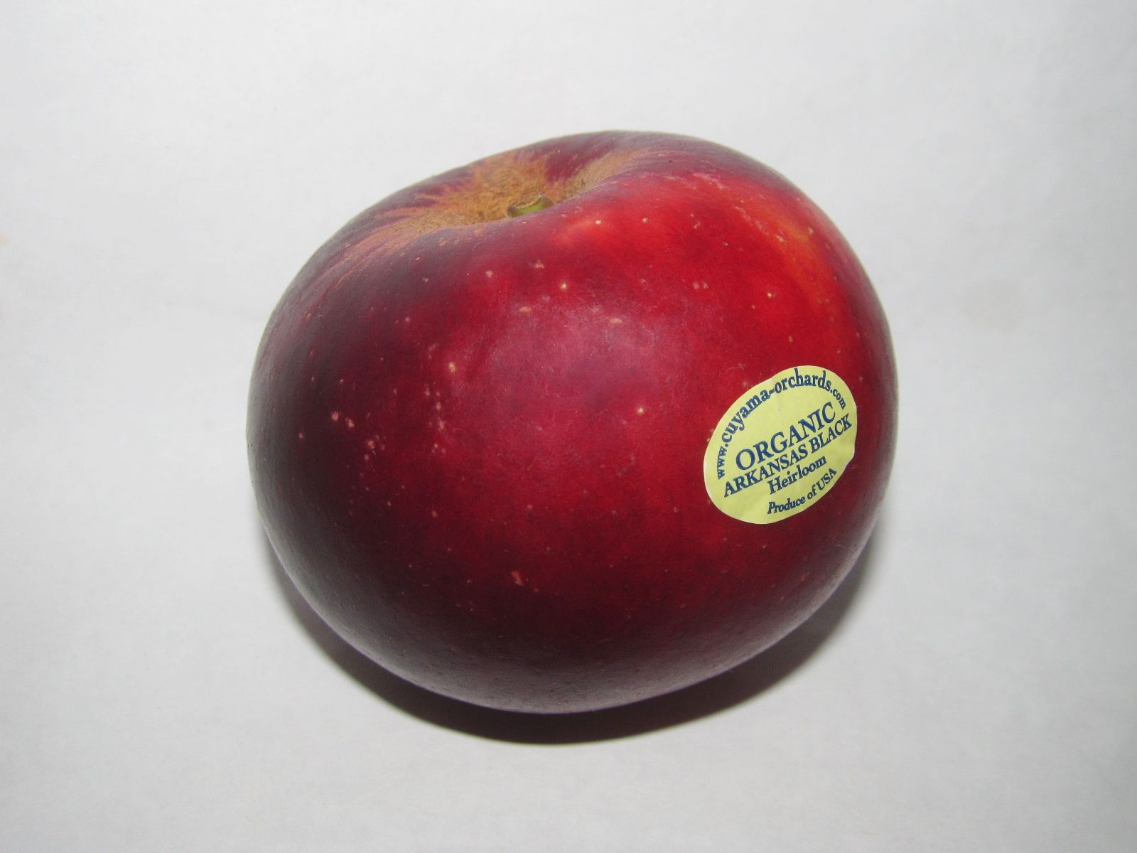 Black apples exist.