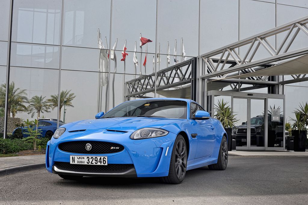 File:Jaguar XKR-S arrives in Bahrain (7179195071)