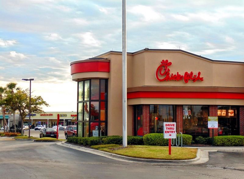 Chick-fil-A elevated drive-thru