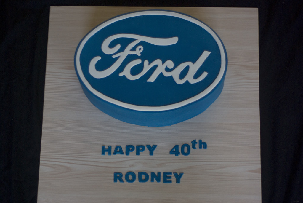 Ford Logo Cake