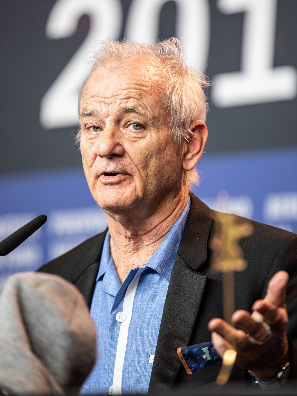 Bill Murray and Kathryn Newton