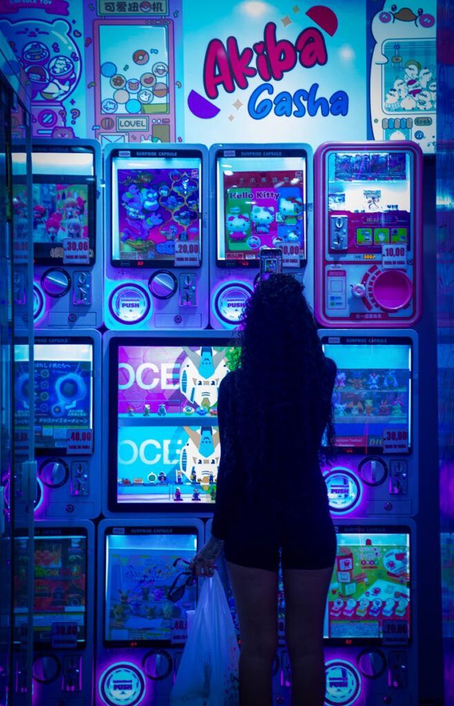Giant Vending Machines in Barcelona