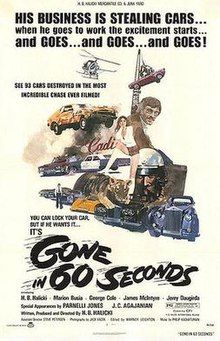 20. Gone in 60 Seconds 1974