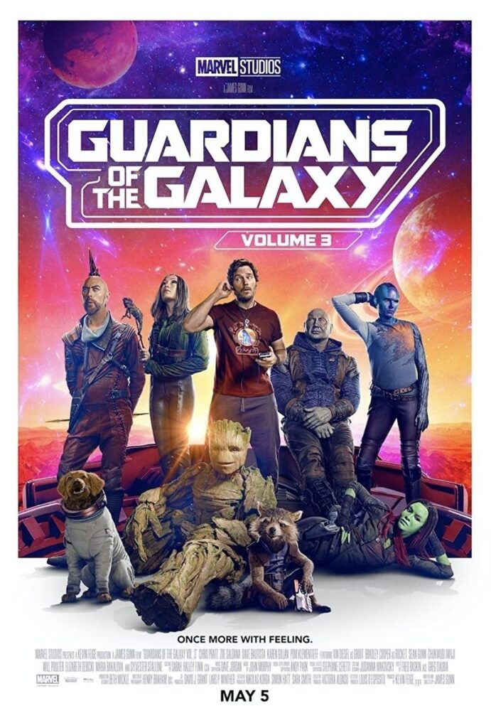 Guardians of the Galaxy Vol. 3 2023，IMDB Rating: 7.9, IMDB Votes: 391256, ID: 6791350