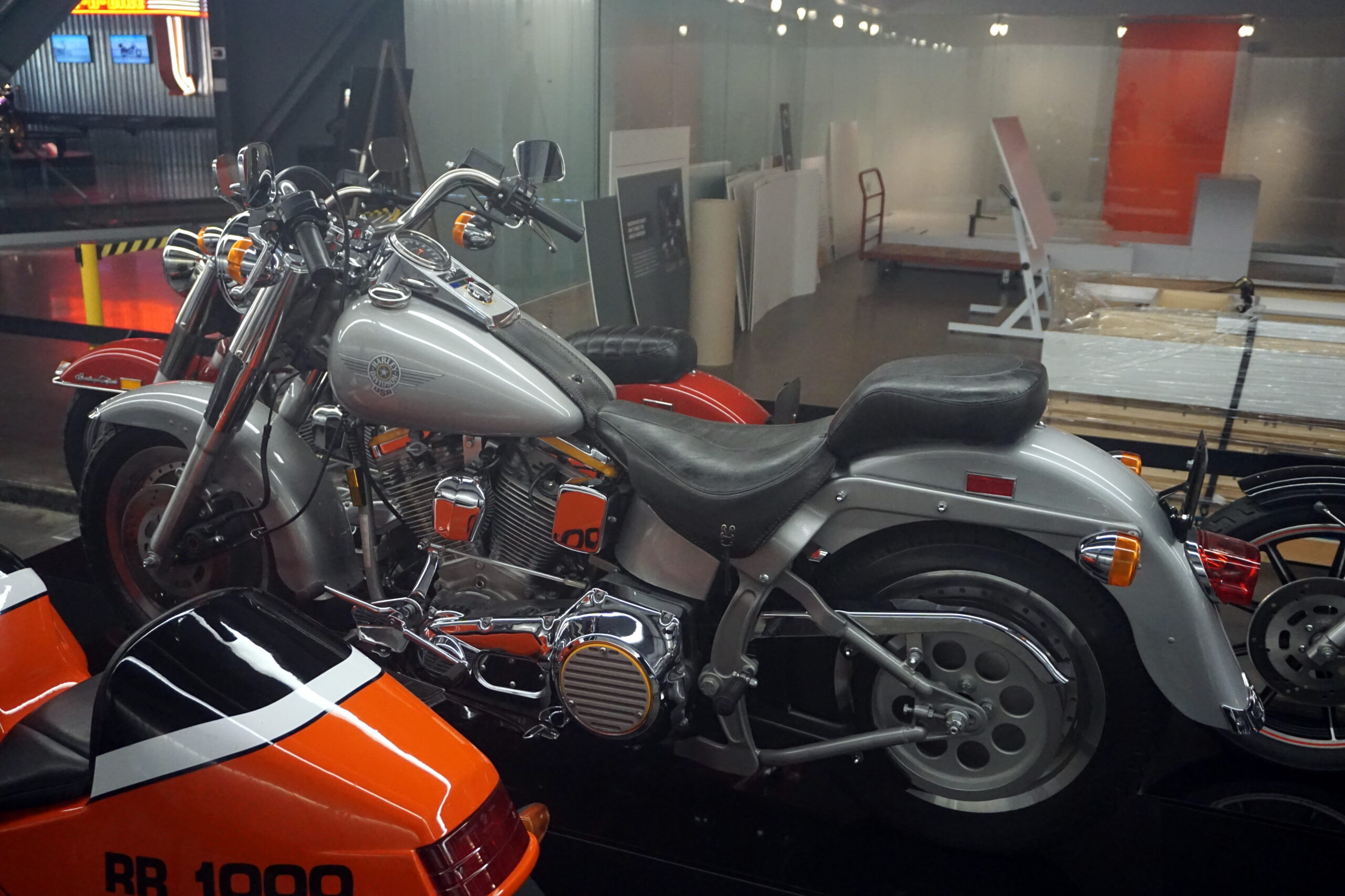 Harley-Davidson Museum May 2024 17 (1990 FLSTF Fat Boy--OHV V-Twin)