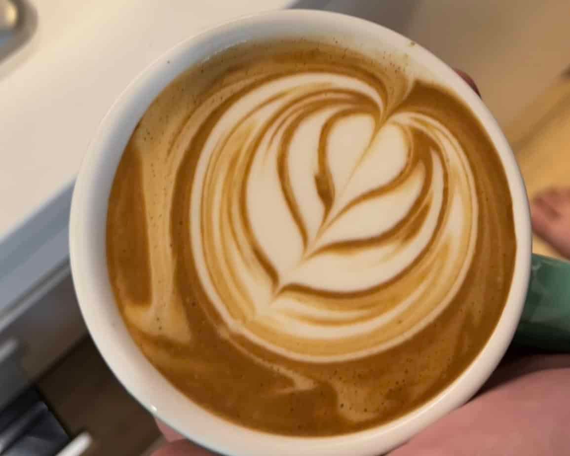 oat milk coffee