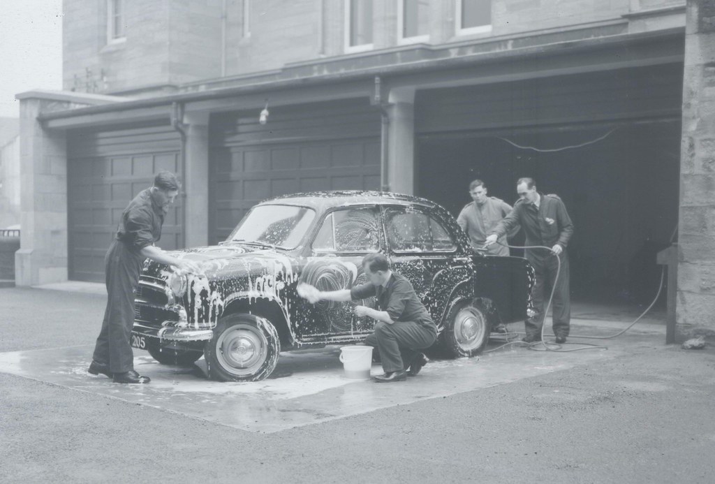 Inverness-shire Constabulary Car Maintenance Course 1963