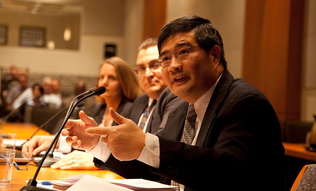 Jack Chern of the National Highway Traffic Safety Administration speaking on tire registration and recalls.