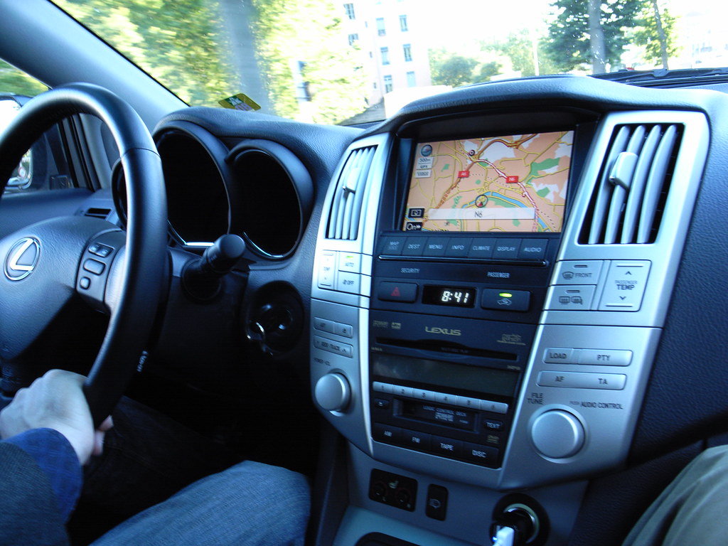Lexus car dashboard