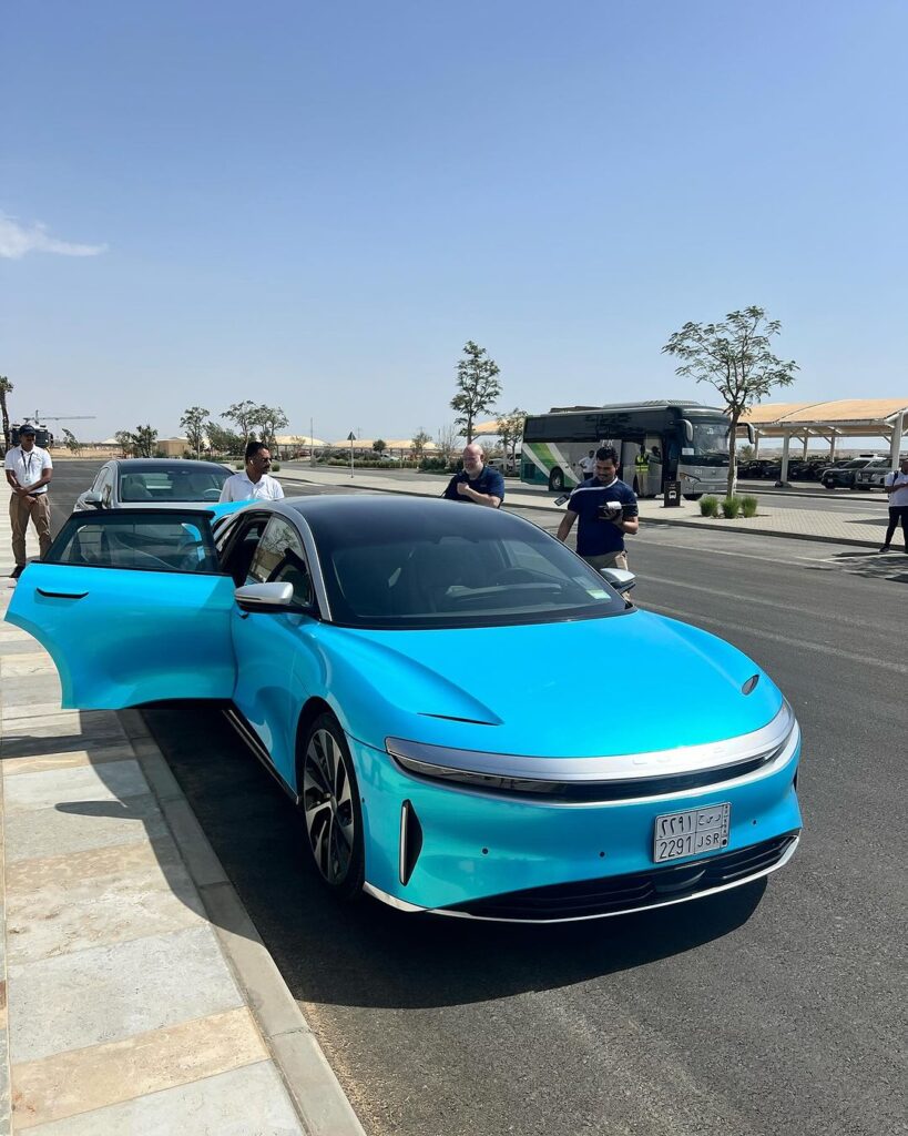 Lucid Air in the Red Sea Project, Saudi Arabia