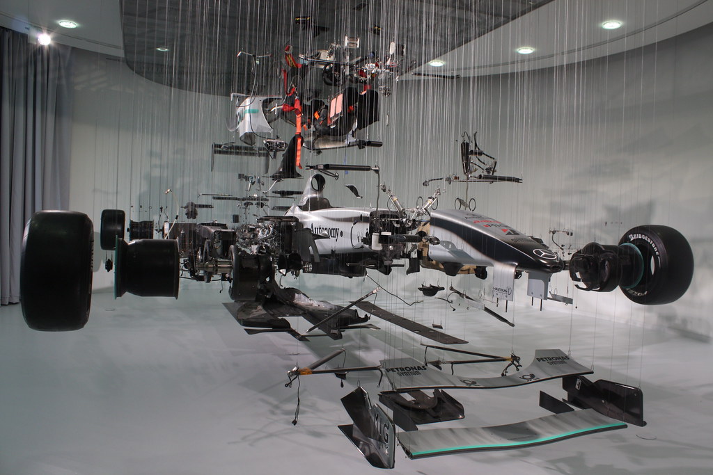 Mercedes F1 Car - components detail 3