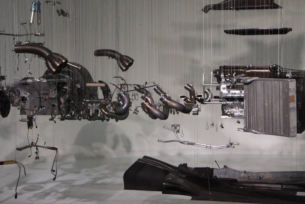 Mercedes F1 Car - components detail 8