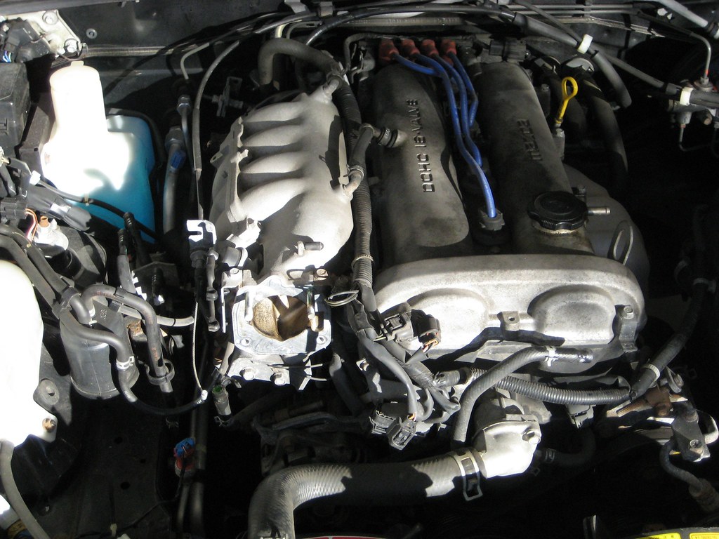 Miata Engine Sans Throttle Body