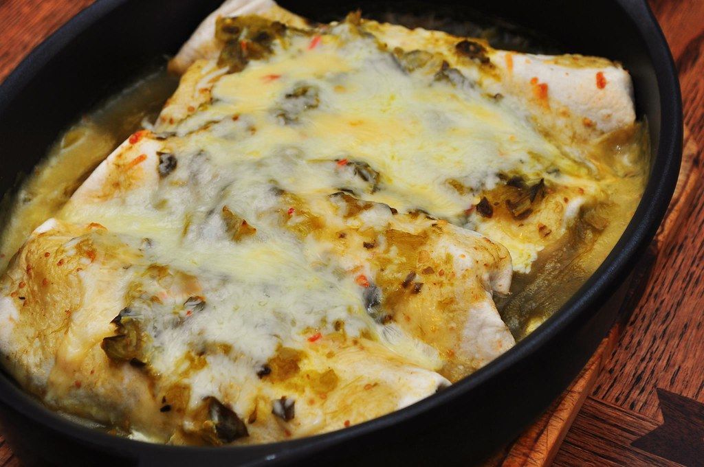 Creamy Chicken Enchiladas