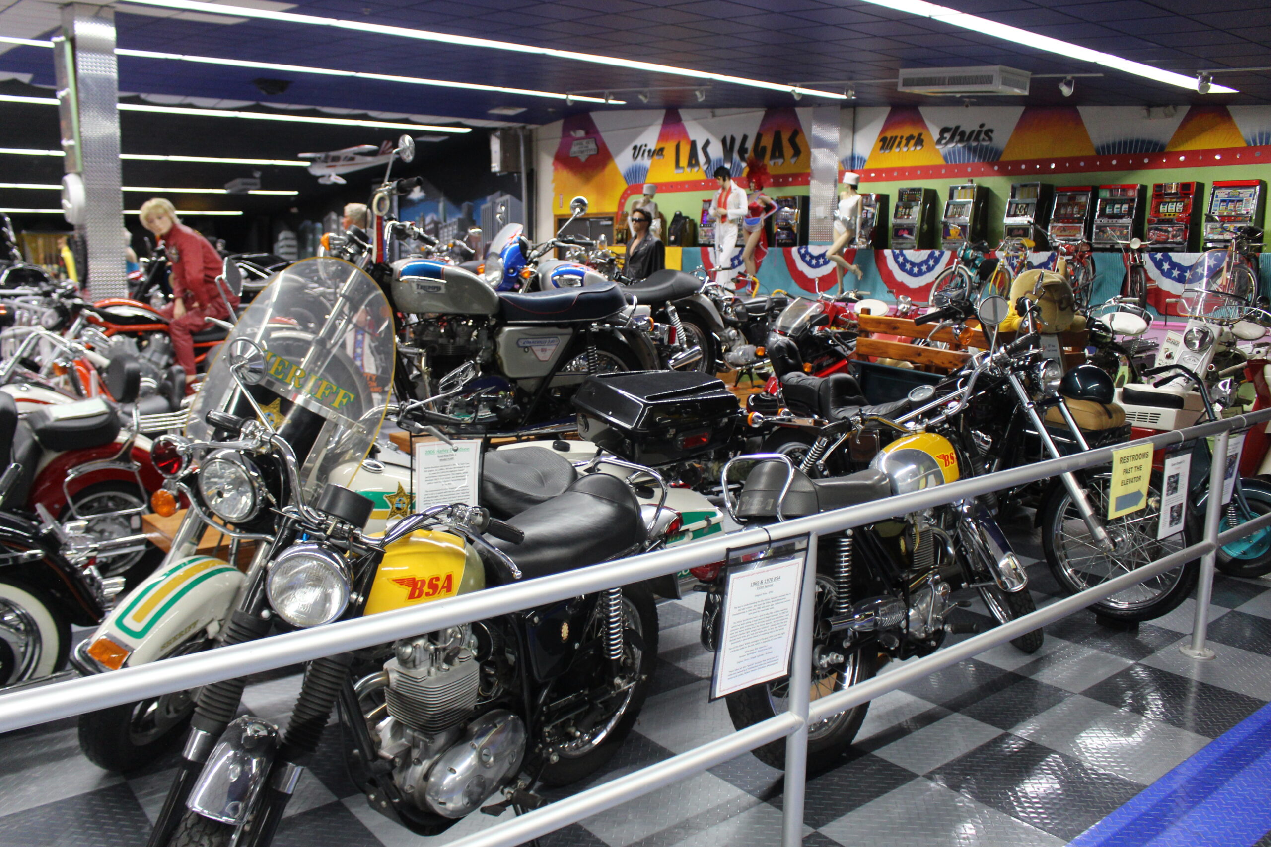 Motorcycle collection, Tallahassee Automobile Museum