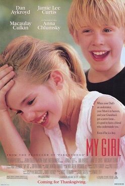 My Girl 1991,IMDB Rating: 6.9, IMDB Votes: 89933, ID: 0102492