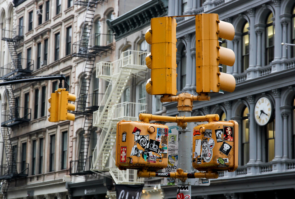 New York facets - Traffic lights
