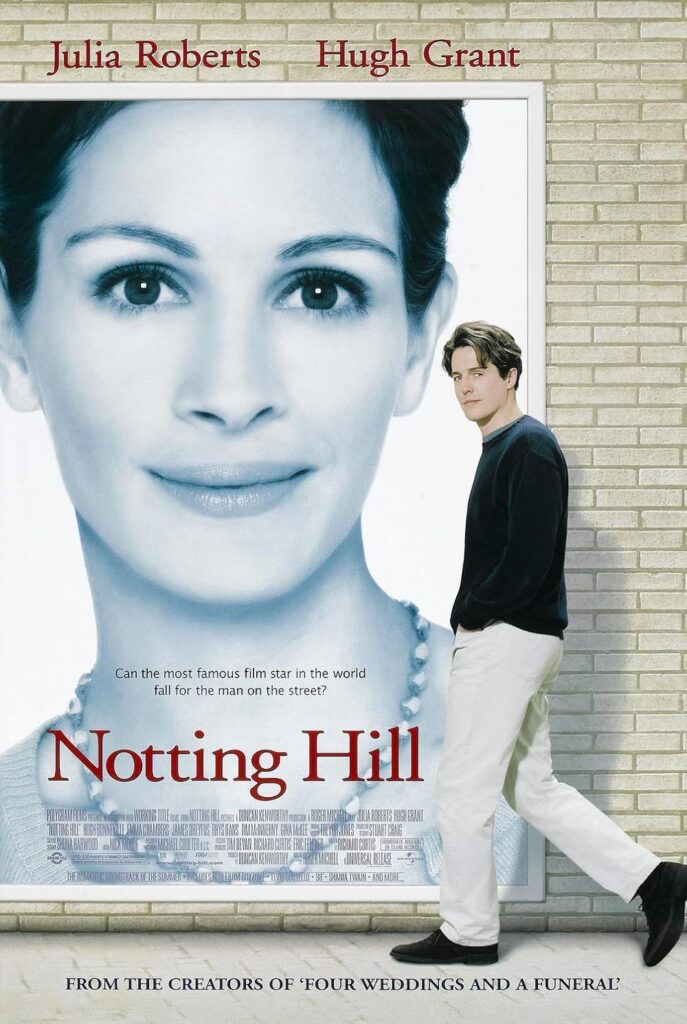Notting Hill 1999,IMDB Rating: 7.2, IMDB Votes: 346681, ID: 0125439