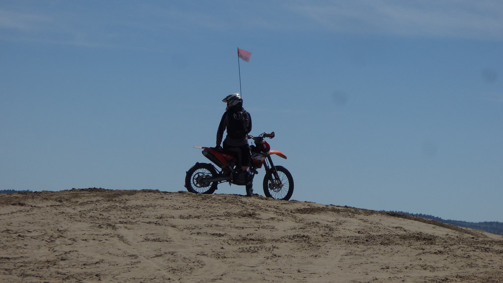 Off-road riding at Christmas Valley