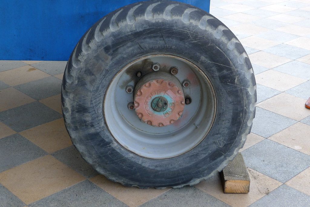 Old Truck or Tractor Tire