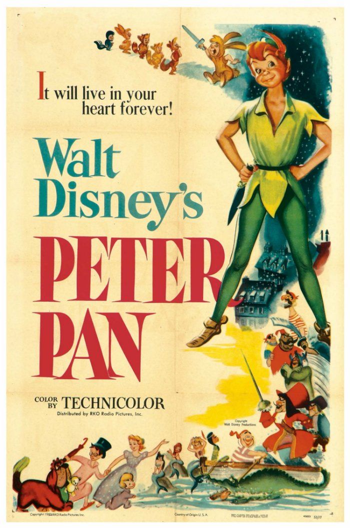 6. Peter Pan 1953