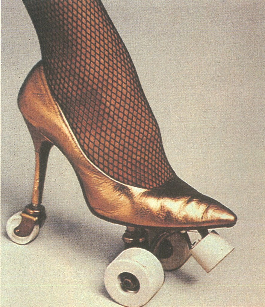 Philip Garner high heel roller skate