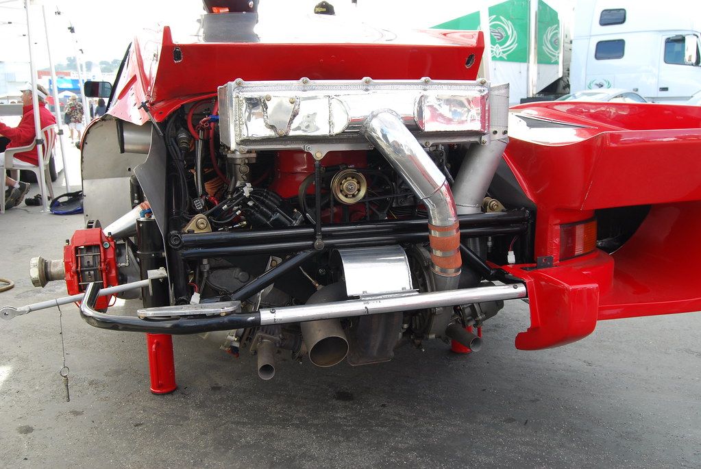 Porsche 935 1976 Latino Racing #85, with one great big turbo!