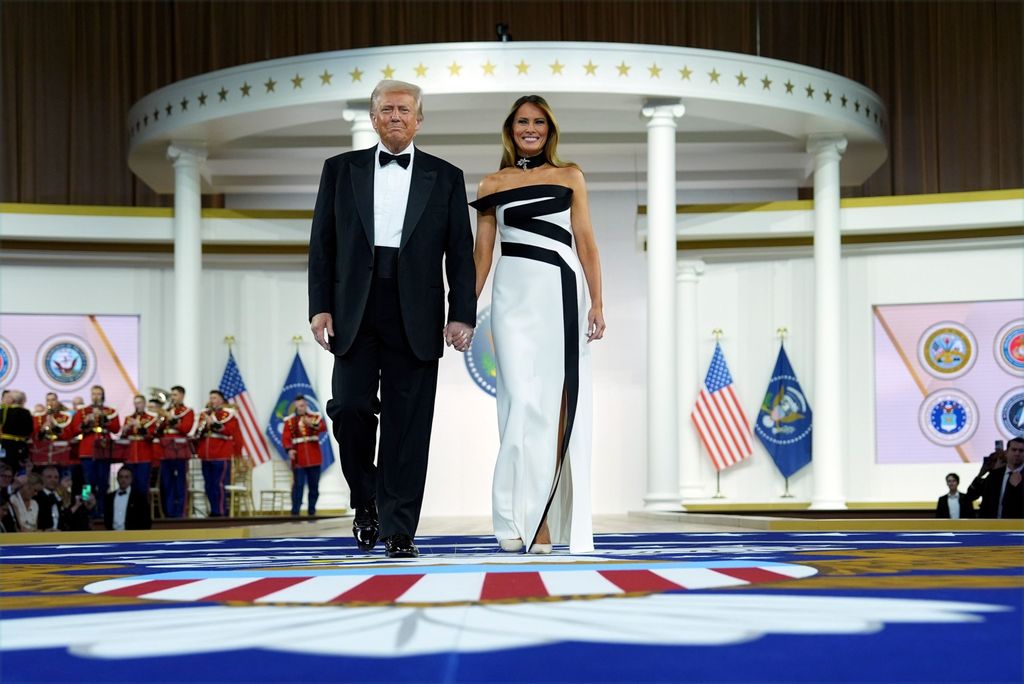 A Black and White Masterpiece: Decoding Melania Trump’s Inaugural Ball Gown and That Striking Choker