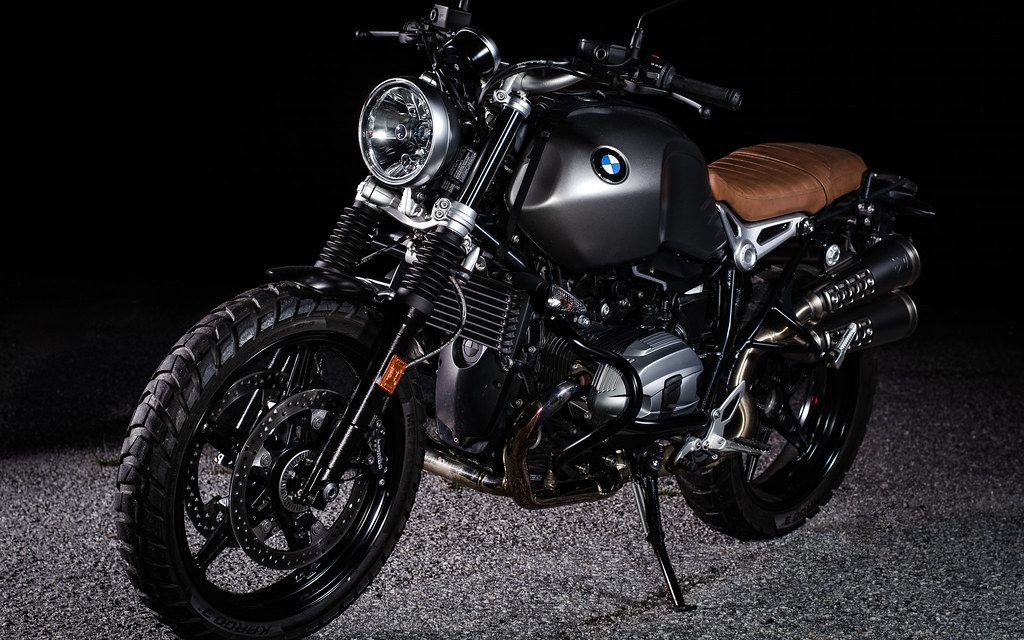 R NineT isolated on black