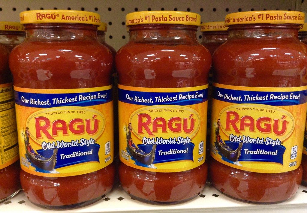 jar of store-bought pasta sauce