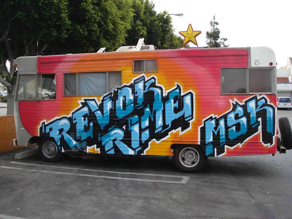 Revok Rime MSK AWR T7L LosAngeles Graffiti RV Art