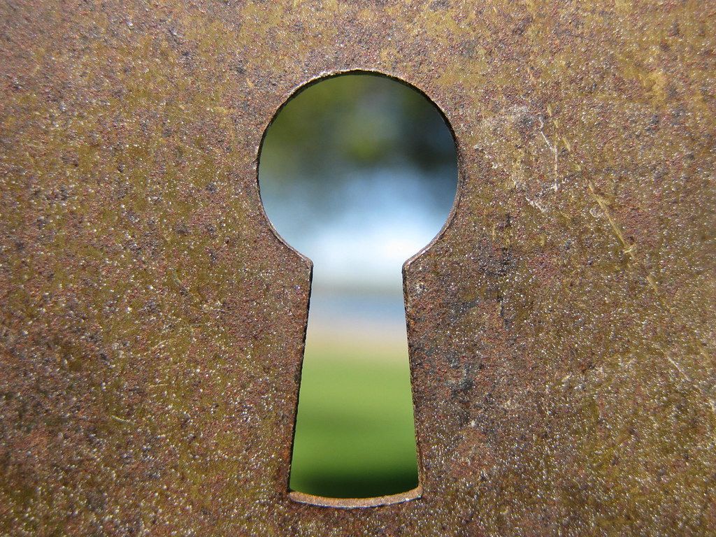 Seeing My World Through a Keyhole