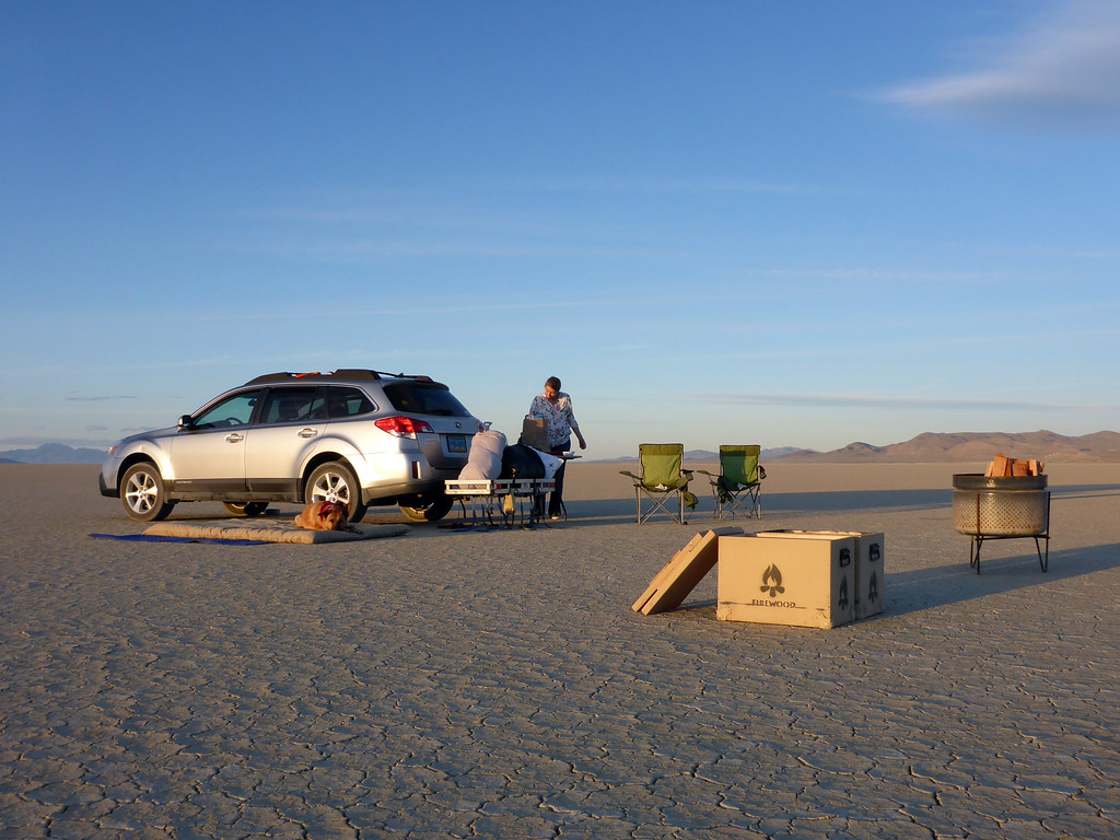 Setting up Subaru Camp