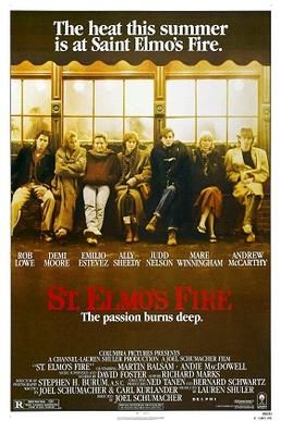 12. St. Elmo's Fire 1985
