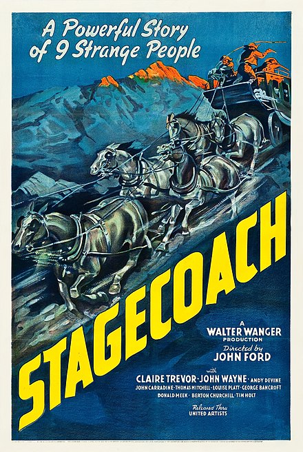 Stagecoach 1939，IMDB Rating: 7.8, IMDB Votes: 54485, ID: 0031971