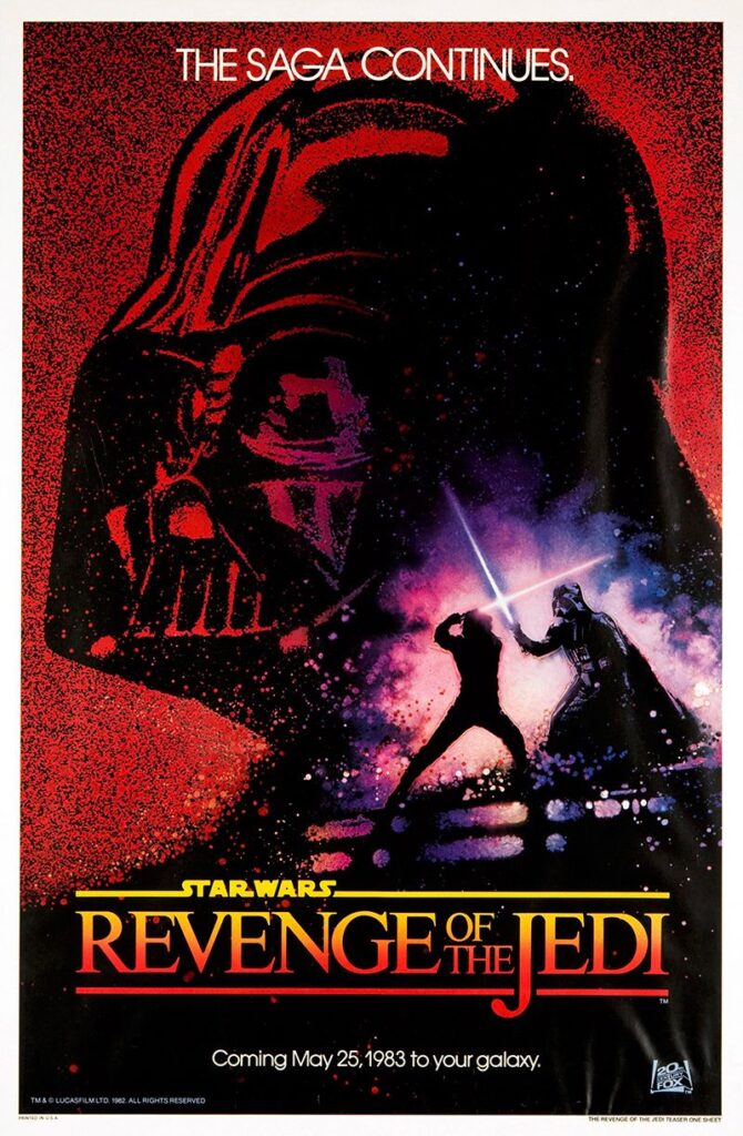 Star Wars: Episode VI - Return of the Jedi 1983，IMDB Rating: 8.3, IMDB Votes: 1131312, ID: 0086190