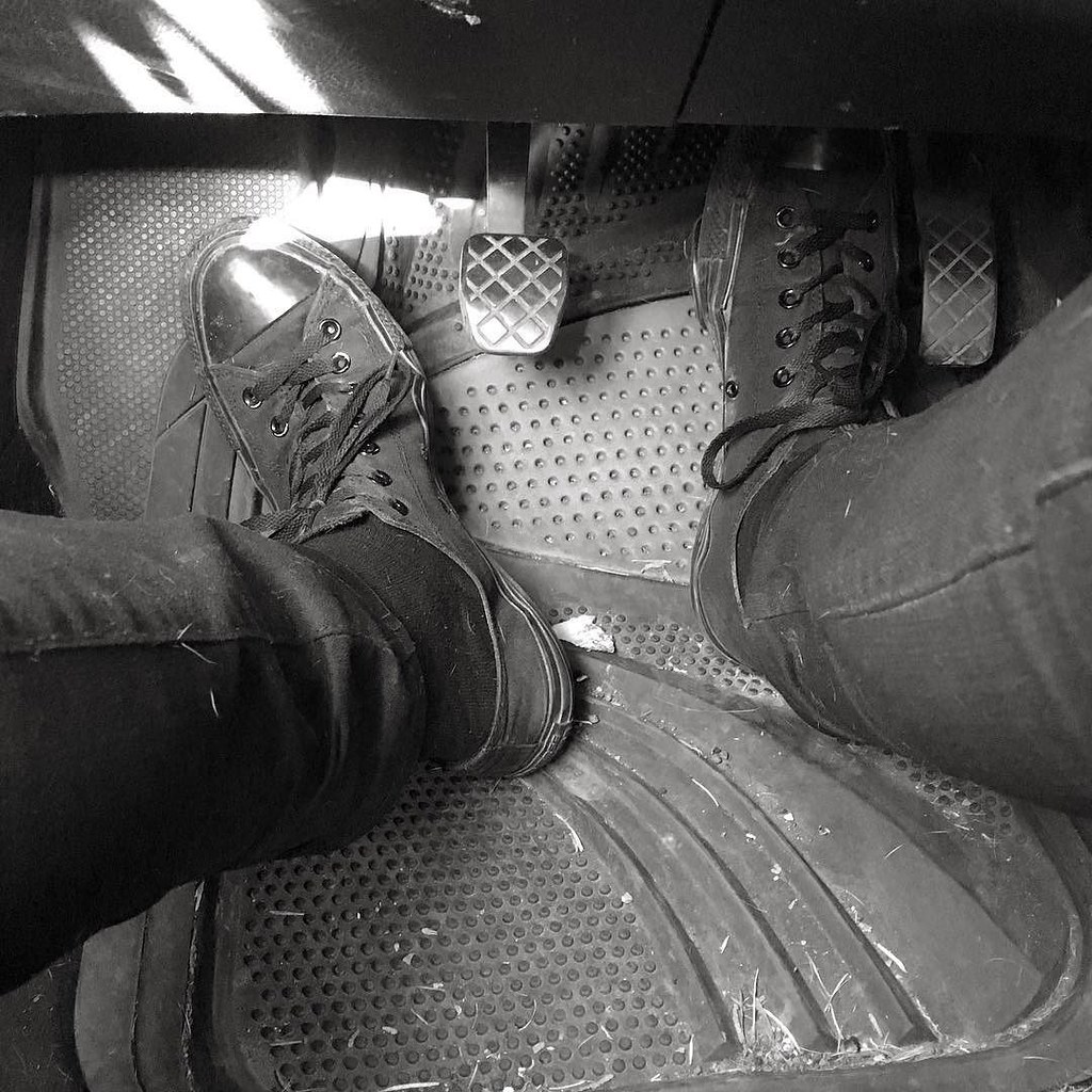 Step on the gas, now turn to the right