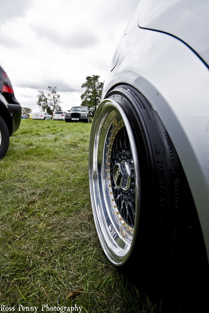 Stretched Tire on BBS