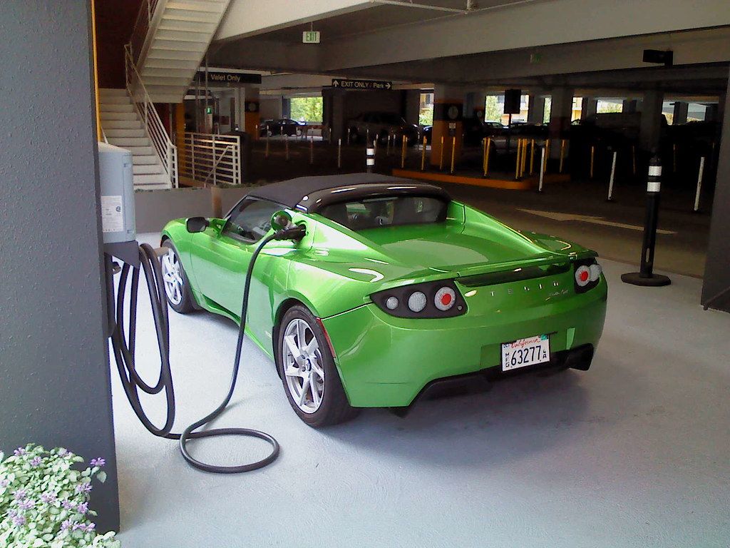 Tesla Charging Station at Valley Fair