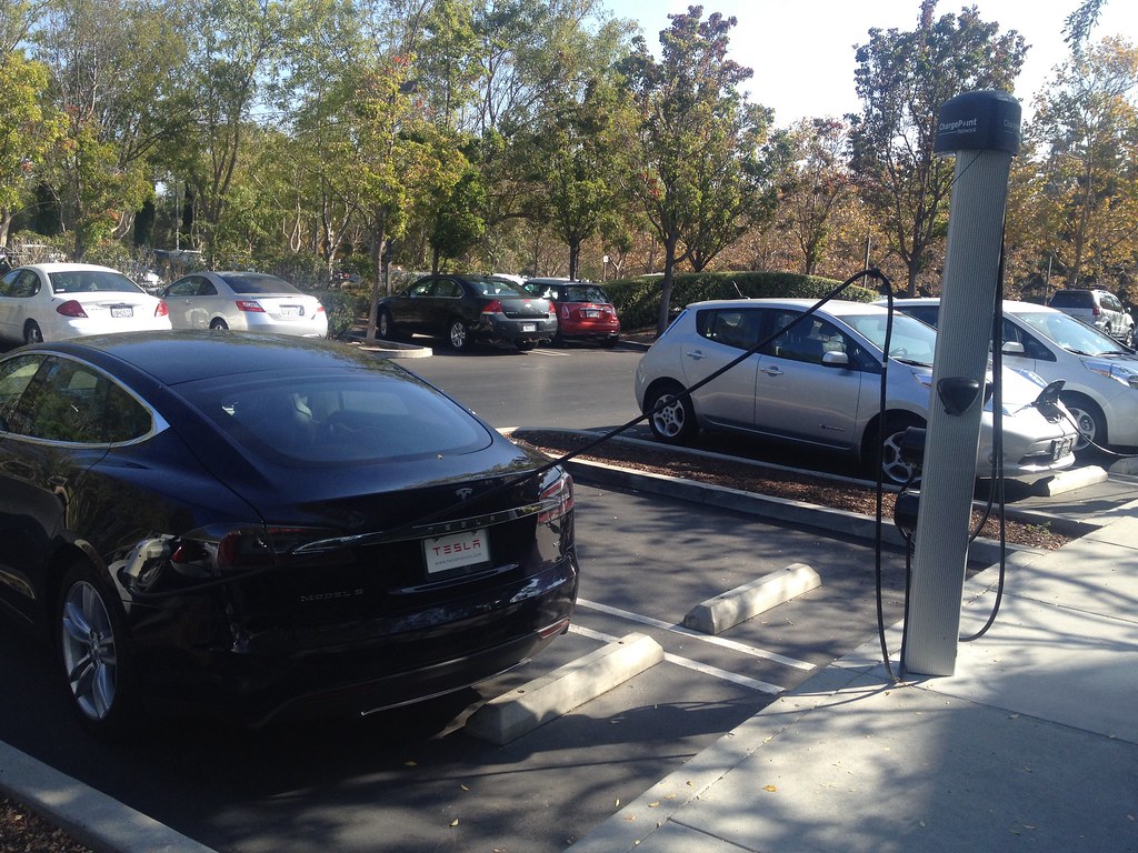 Tesla charging