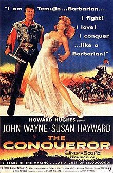 The Conqueror 1956,IMDB Rating: 3.7, IMDB Votes: 3914, ID: 0049092