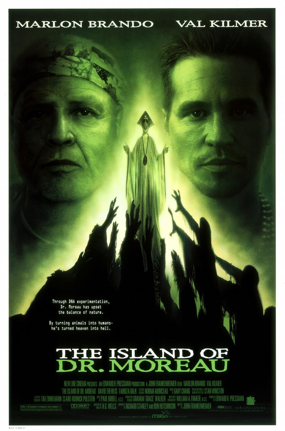 16. The Island of Dr. Moreau 1996