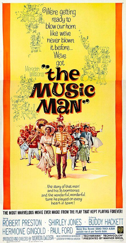 27. The Music Man 1962