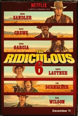 The Ridiculous 6 2015,IMDB Rating: 4.9, IMDB Votes: 54185, ID: 2479478
