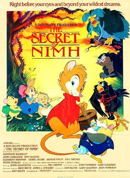 39. The Secret of NIMH 1982