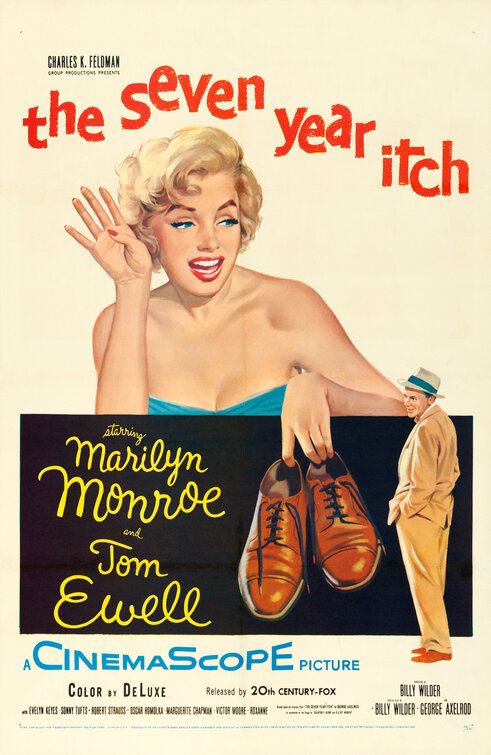 The Seven Year Itch 1955，IMDB Rating: 7.1, IMDB Votes: 42947, ID: 0048605