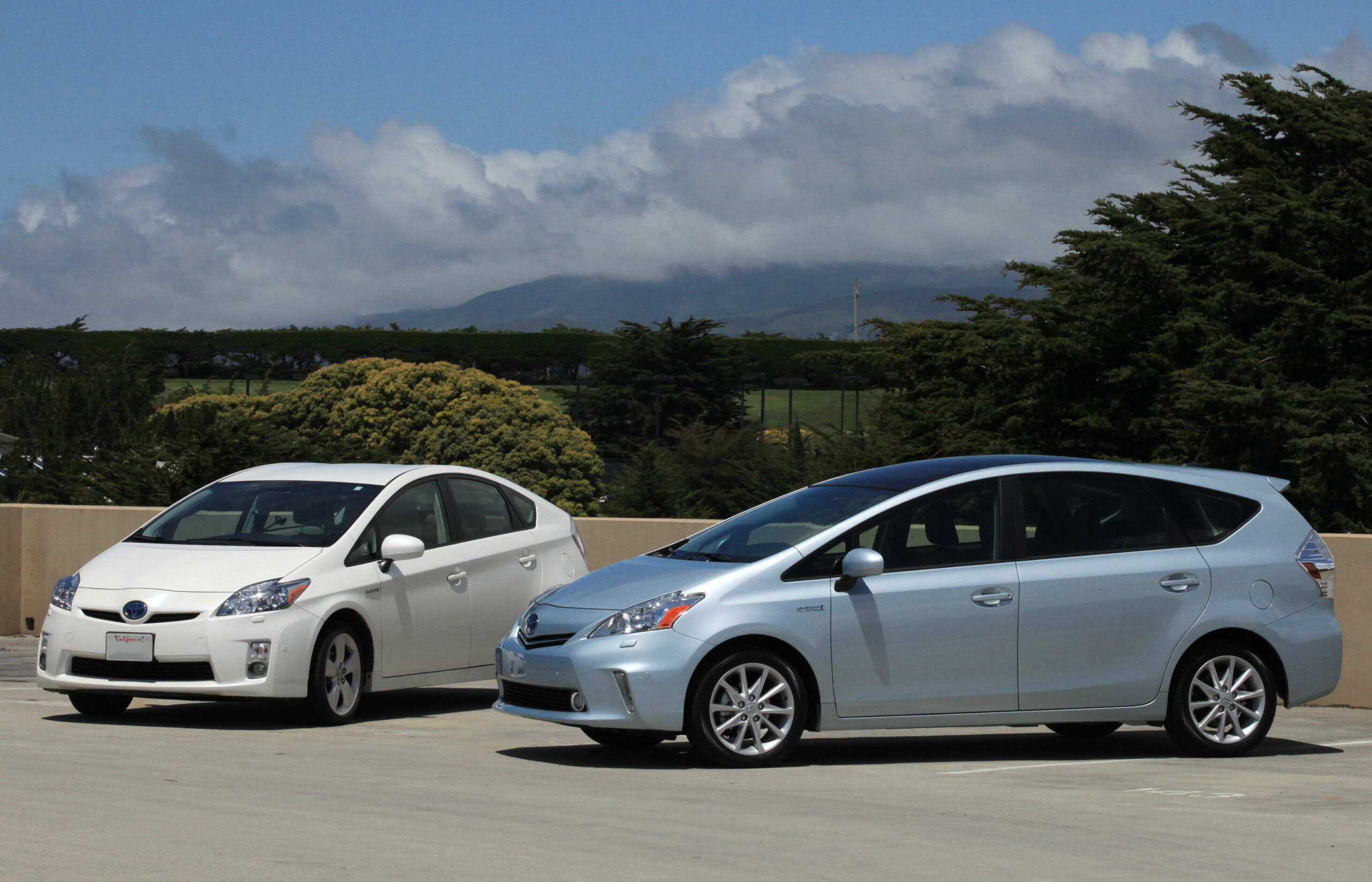 Toyota Prius V Hybrid car family