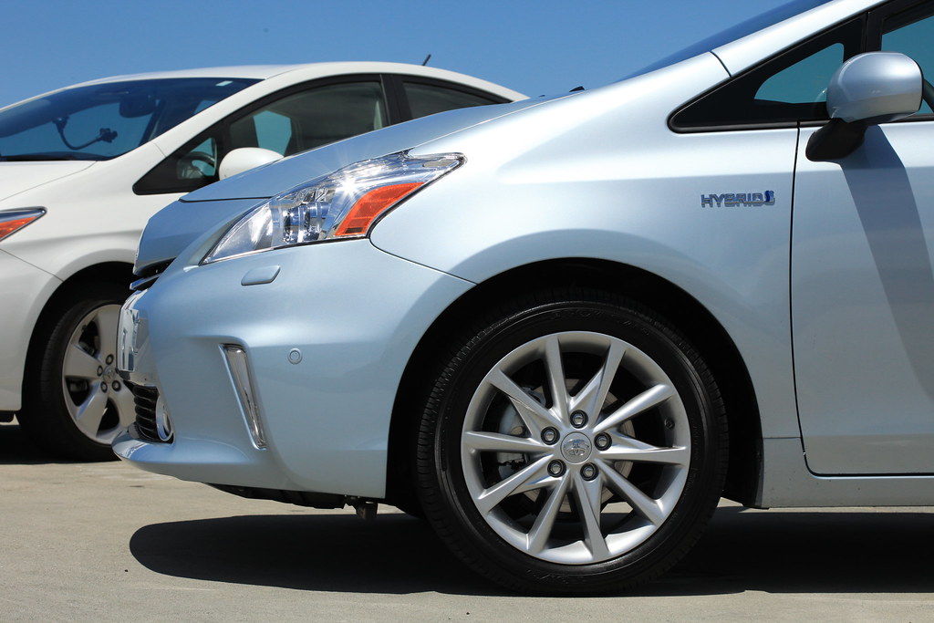 Toyota's new Prius V Hybrid car